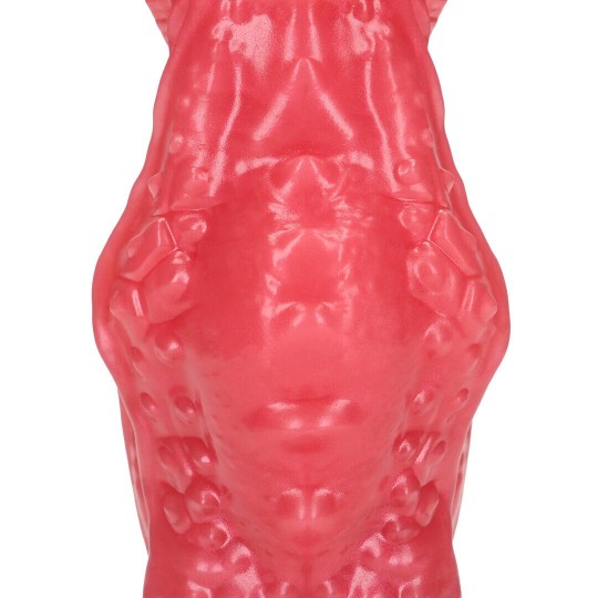 SPACE NIGHT FIEND - SILICONE DILDO - RED/WHITE