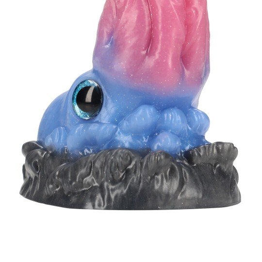 OUCH! KRAKEN'S LICK SILICONE DILDO BLUE/RED