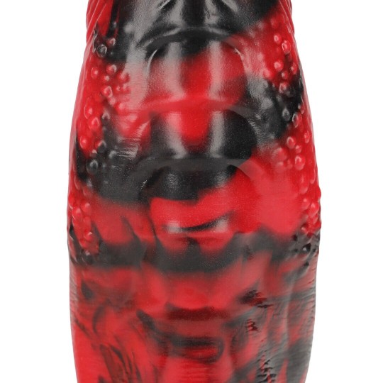 DARK LYCAN SPAWN - SILICONE DILDO - RED/BLACK