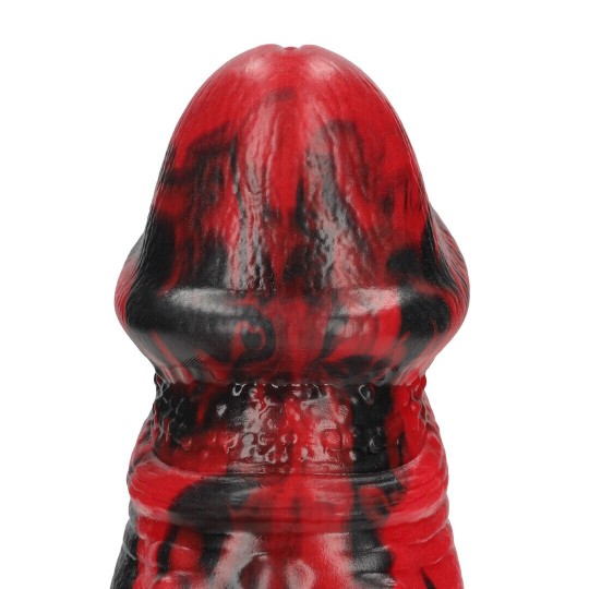 DARK LYCAN SPAWN - SILICONE DILDO - RED/BLACK