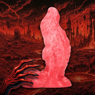 HELL RAVAGER - SILICONE DILDO - RED