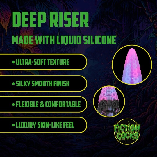 DEEP RISER - SILICONE DILDO - PURPLE