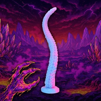 TENTACLE SERPENT - ANAL SNAKE - 19.7 / 50 CM - PURPLE/BLUE