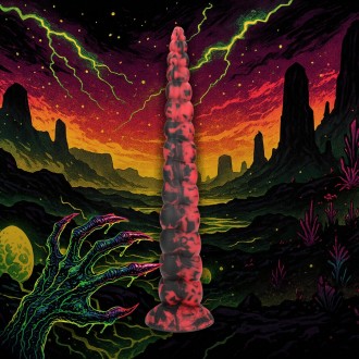 INFERNAL TENTACLE DEMON - ANAL SNAKE - 14.8 / 37,5 CM - RED/BLACK