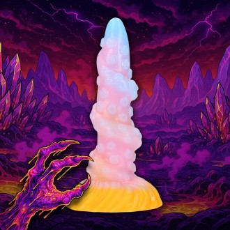 RAINBOW KRAKEN - SILICONE BUTT PLUG - RAINBOW