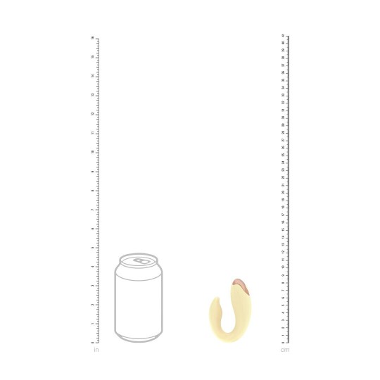 DAYDREAM - COMPACT G-SPOT VIBRATOR WITH REMOTE CONTROL - YELLOW