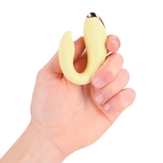 DAYDREAM - COMPACT G-SPOT VIBRATOR WITH REMOTE CONTROL - YELLOW