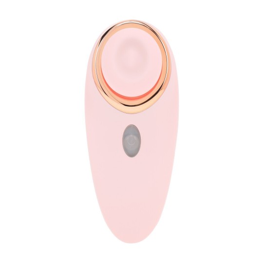 AURIE - AIRTAP VIBRATOR WITH TWO HEAD ATTACHMENTS - PINK