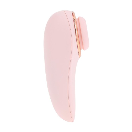AURIE - AIRTAP VIBRATOR WITH TWO HEAD ATTACHMENTS - PINK
