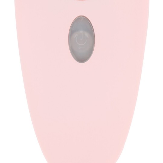 AURIE - AIRTAP VIBRATOR WITH TWO HEAD ATTACHMENTS - PINK