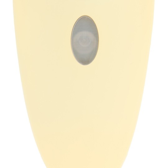 AURIE - AIRTAP VIBRATOR WITH TWO HEAD ATTACHMENTS - YELLOW