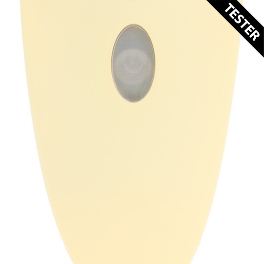 AURIE - AIRTAP VIBRATOR WITH TWO HEAD ATTACHMENTS - YELLOW - TESTER