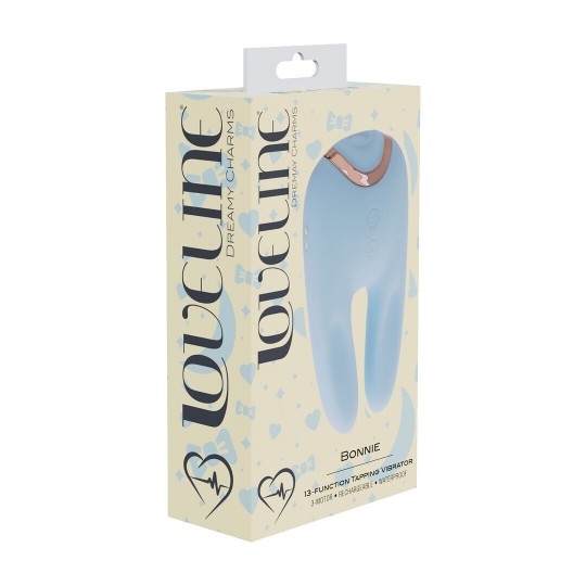 BONNIE - DOUBLE-ENDED TAPPING VIBRATOR - BLUE