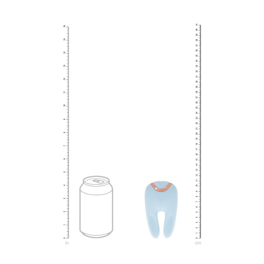 BONNIE - DOUBLE-ENDED TAPPING VIBRATOR - BLUE
