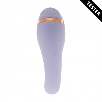 BONNIE - DOUBLE-ENDED TAPPING VIBRATOR - LAVENDER - TESTER