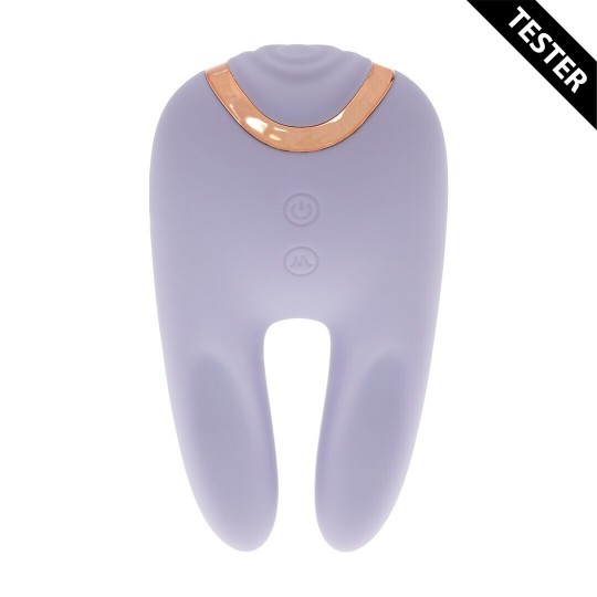 BONNIE - DOUBLE-ENDED TAPPING VIBRATOR - LAVENDER - TESTER