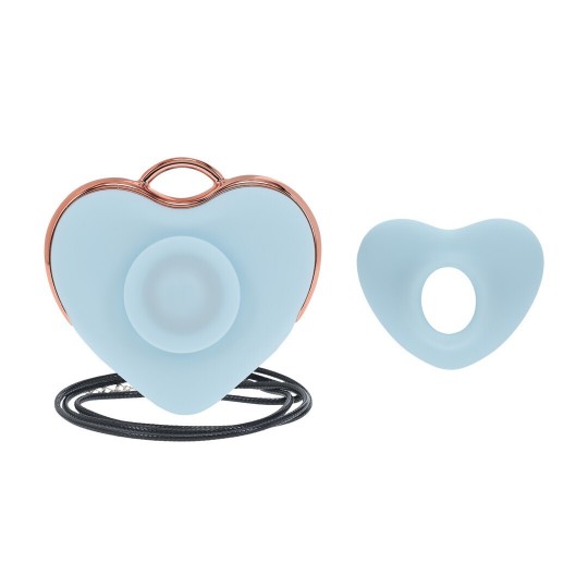 LUVIE - HEART-SHAPED AIRTAP VIBRATOR - BLUE