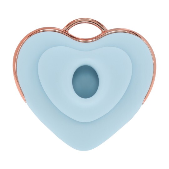 LUVIE - HEART-SHAPED AIRTAP VIBRATOR - BLUE