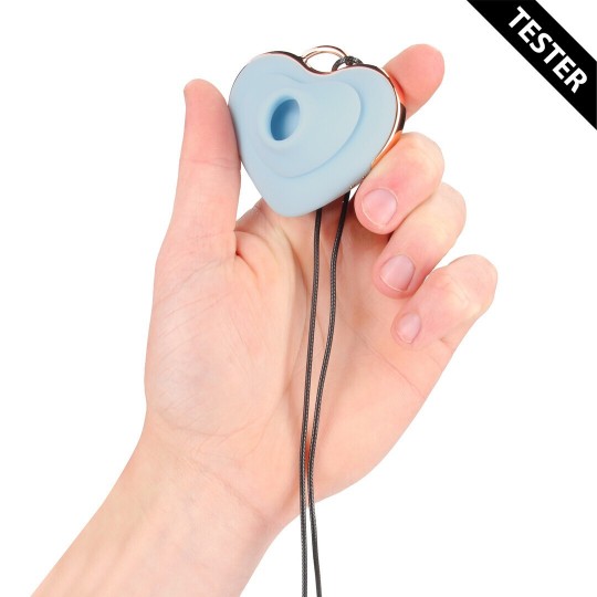 LUVIE - HEART-SHAPED AIRTAP VIBRATOR - BLUE - TESTER