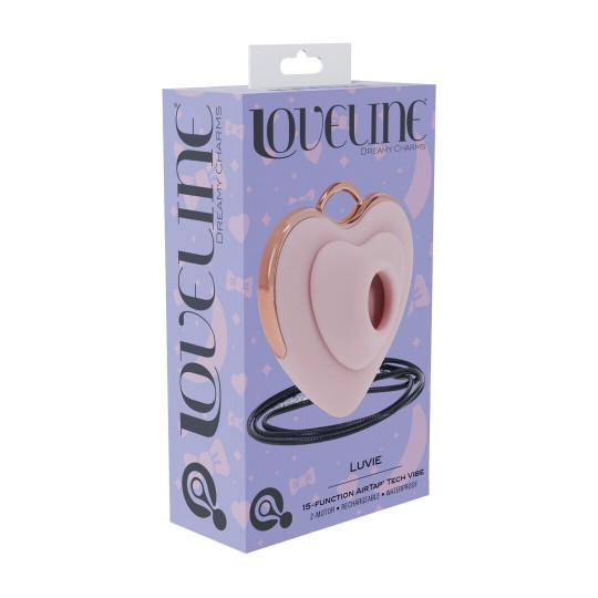 LUVIE - HEART-SHAPED AIRTAP VIBRATOR - PINK
