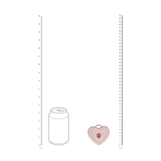 LUVIE - HEART-SHAPED AIRTAP VIBRATOR - PINK