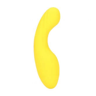 MINI CURVED TIP VIBRATOR - FLIRTY BANANA