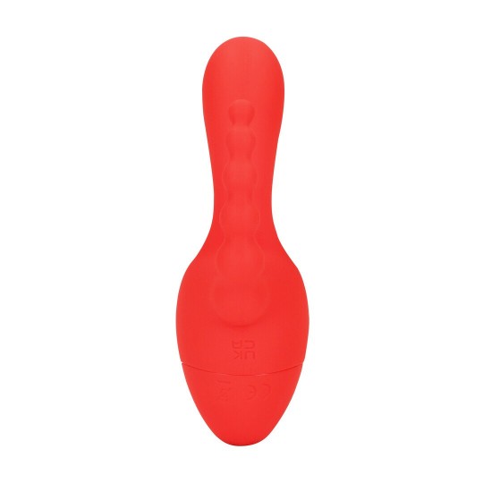 MINI TRIPLE STIMULATION VIBRATOR - SCARLET KISS