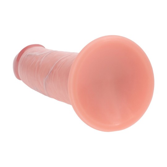 DUAL DENSITY SILICONE REALISTIC SLIDING SKIN DILDO - 8 / 20,5 CM - FLESH
