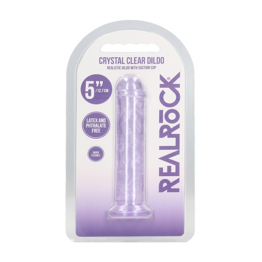 REALISTIC DILDO - 5 / 12,7 CM - PURPLE