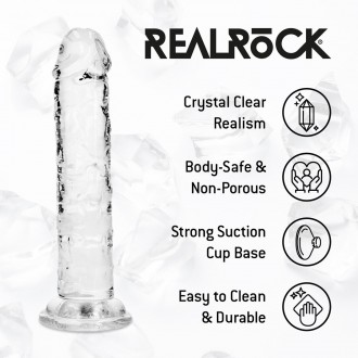 REALISTIC DILDO - 5 / 12,7 CM - TRANSPARENT