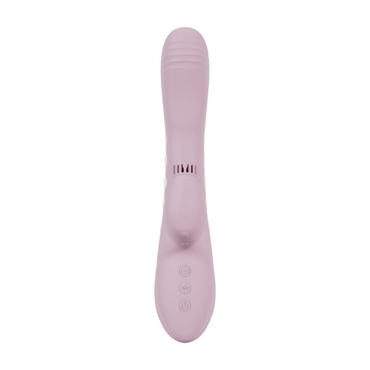 ANDRIA - G-SPOT VIBRATING AND TAP CLIT STIMULATOR WITH LED - PINK