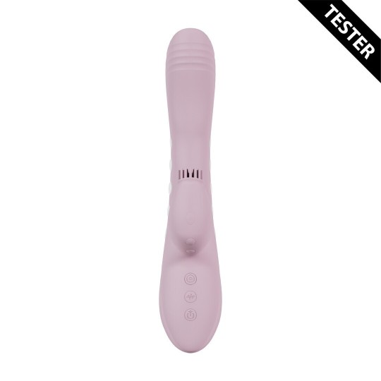 ANDRIA - G-SPOT VIBRATING AND TAP CLIT STIMULATOR WITH LED - PINK - TESTER