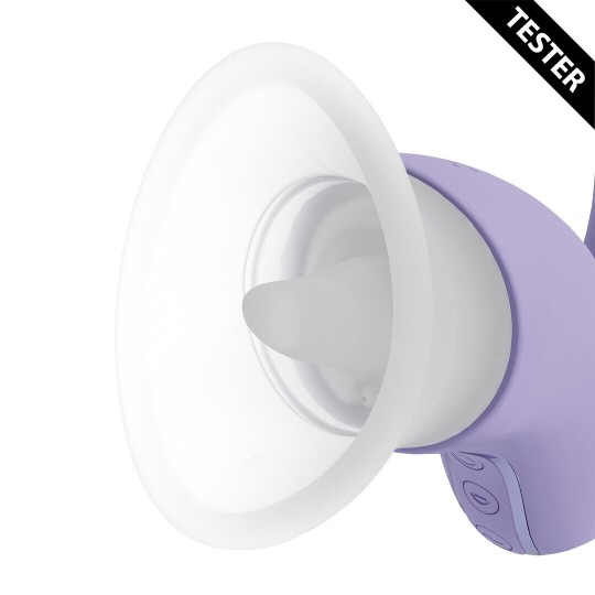 CALLALILY - G-SPOT TAP VULVA BREAST SUCTION AND TONGUE STIMULATOR - LAVENDER - TESTER