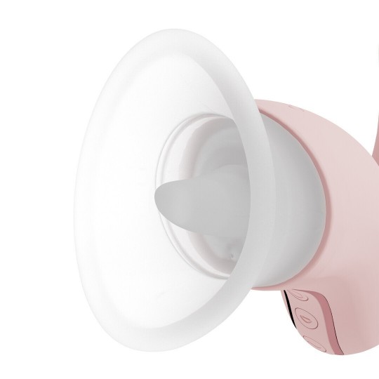 CALLALILY - G-SPOT TAP VULVA BREAST SUCTION AND TONGUE STIMULATOR - PINK