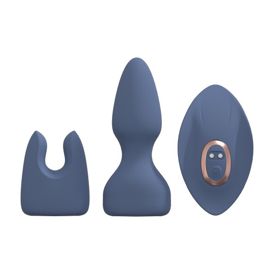 INTERCHANGEABLE VIBRATOR KIT - BLUE/GREY