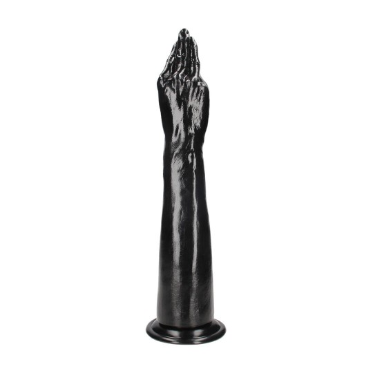 HELPING HAND - HAND WITH FOREARM DILDO - 38 CM - BLACK