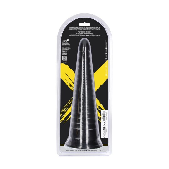 TWISTED VORTEX - ANAL PLUG - 30 CM - BLACK