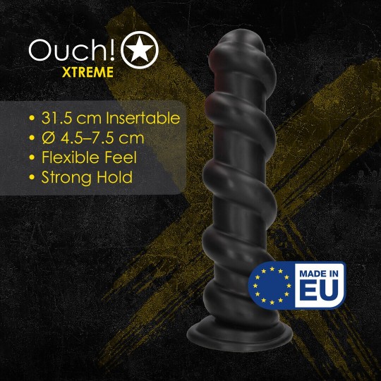 HOLE DRILLER - ANAL PLUG - 31,5 CM - BLACK