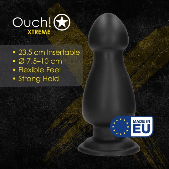 OVERDRIVE - ANAL PLUG - 23,5 CM - BLACK