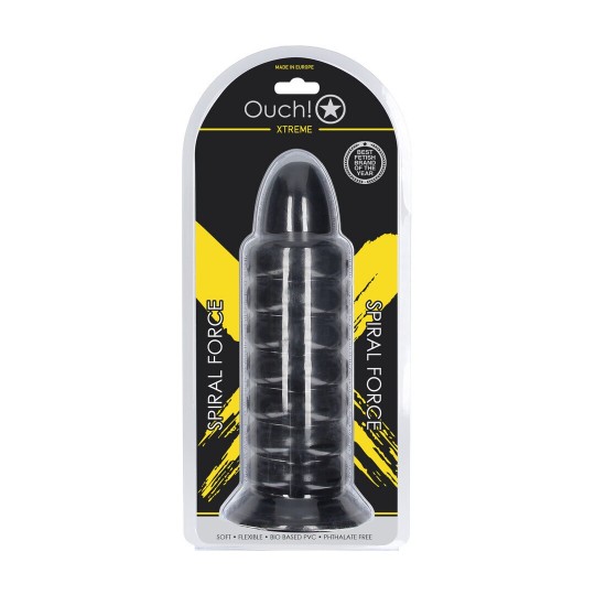 SPIRAL FORCE - ANAL PLUG - 23,5 CM - BLACK