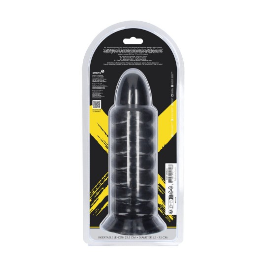 SPIRAL FORCE - ANAL PLUG - 23,5 CM - BLACK