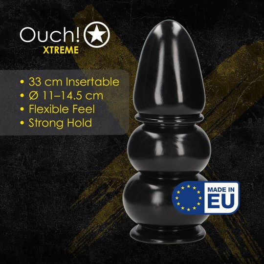 ULTRA COLLOSUS - ANAL PLUG - 33 CM - BLACK