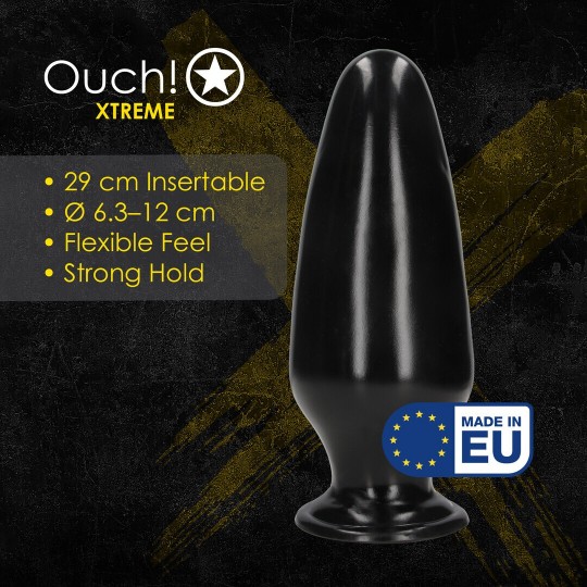 MEGA X - ANAL PLUG - 29 CM - BLACK