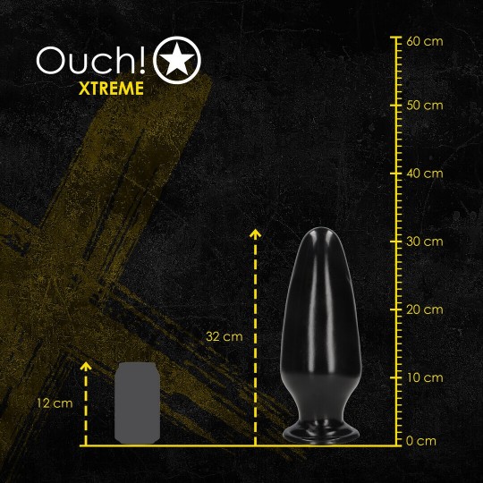 MEGA X - ANAL PLUG - 29 CM - BLACK