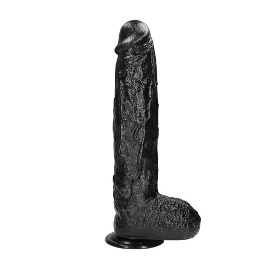REALISTIC GIANT - REALISTIC DILDO - 32 CM - BLACK