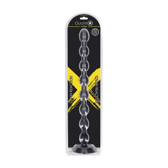 CHAIN REACTION - ANAL PLUG - 49 CM - BLACK