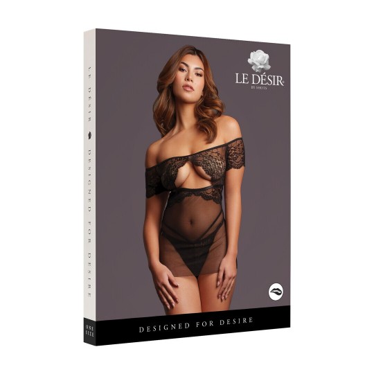 OLYMPIA - BABYDOLL - ONE SIZE - BLACK