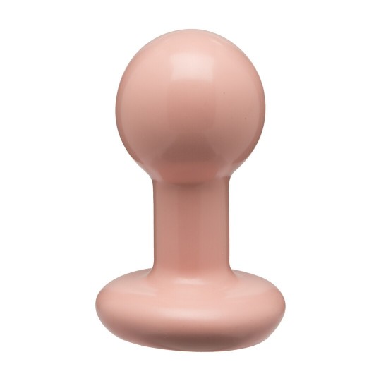 THE CLASSIC - ROUND BUTT PLUG - 3 PIECE SET - CREAM