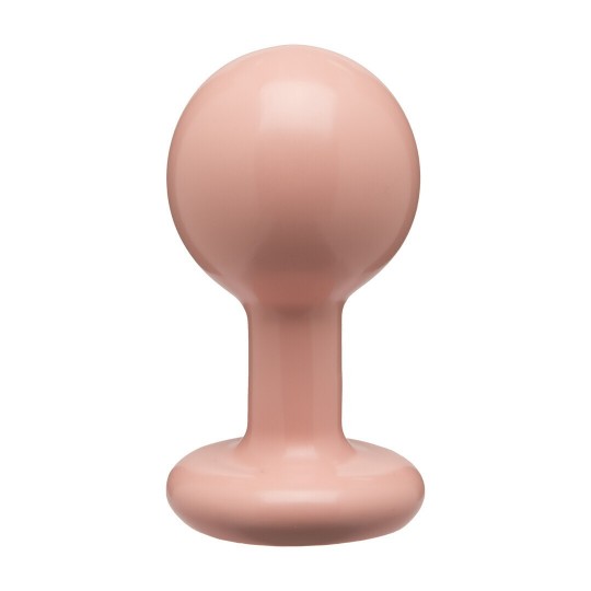 THE CLASSIC - ROUND BUTT PLUG - 3 PIECE SET - CREAM