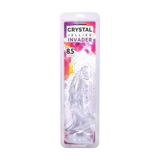 INVADER - FANTASY DILDO - 8.5 / 21,6 CM - CLEAR